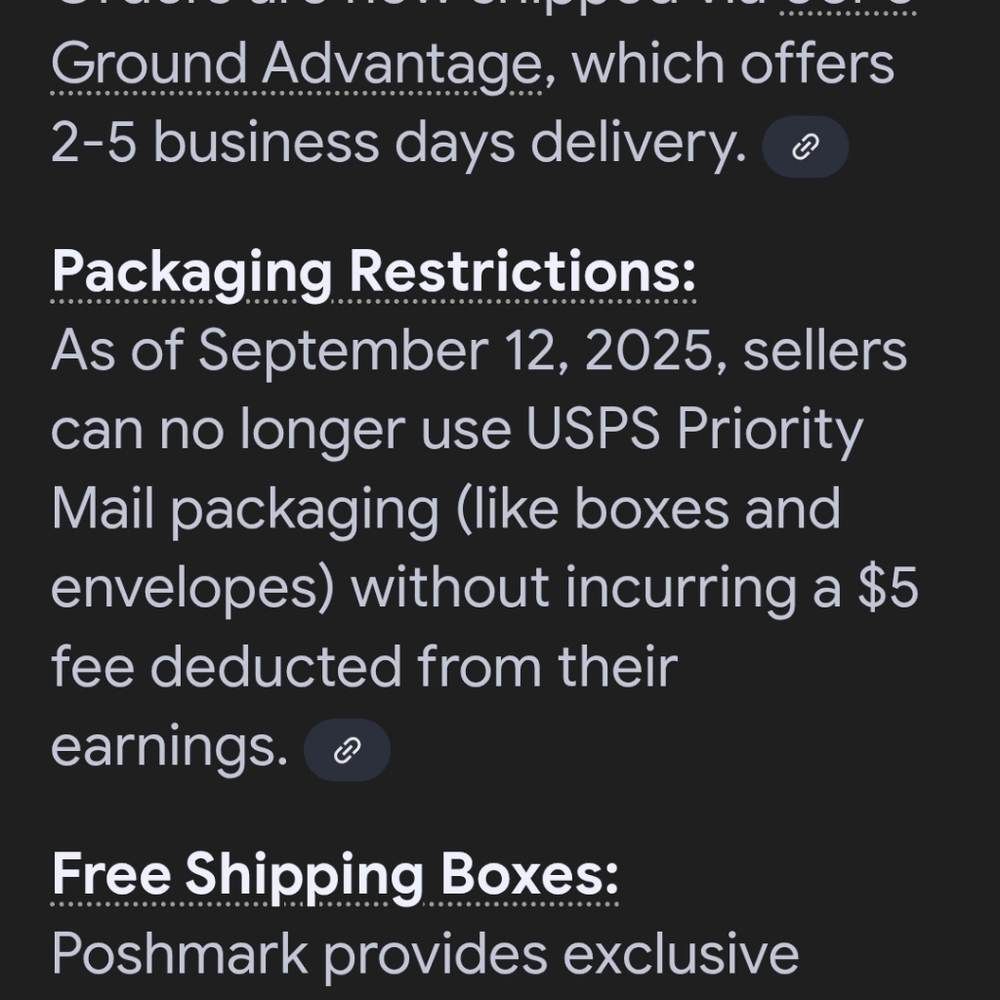 Poshmark Shipping Alert Notice - Picture 6 of 9